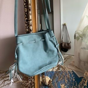 light blue bag